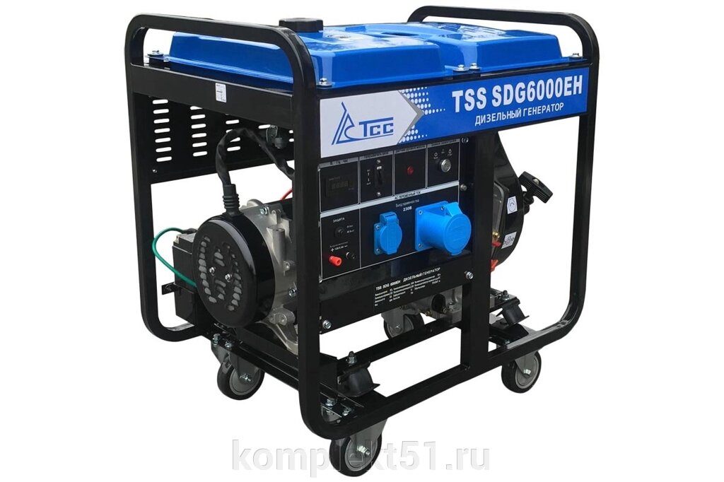 Дизель генератор TSS SDG 6000EH от компании Cпецкомплект - оборудование для автосервиса и шиномонтажа в Мурманске - фото 1