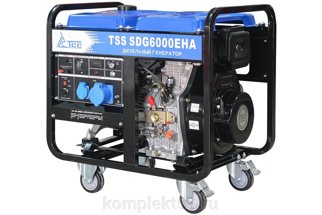 Дизель генератор TSS SDG 6000EHA от компании Cпецкомплект - оборудование для автосервиса и шиномонтажа в Мурманске - фото 1