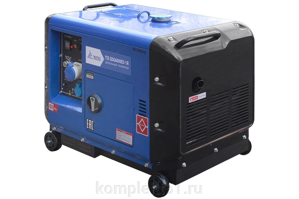 Дизель генератор TSS SDG 6000ES-1R от компании Cпецкомплект - оборудование для автосервиса и шиномонтажа в Мурманске - фото 1