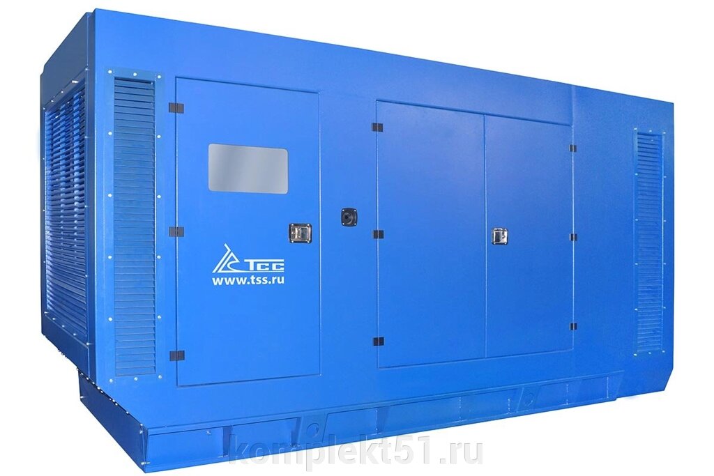 Дизельный генератор 300 кВт в кожухе ТСС АД-300С-Т400-1РКМ5 от компании Cпецкомплект - оборудование для автосервиса и шиномонтажа в Мурманске - фото 1