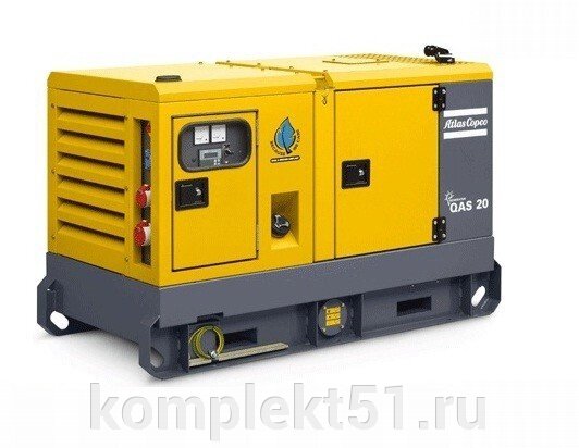 Дизельный генератор Atlas Copco QAS 20 от компании Cпецкомплект - оборудование для автосервиса и шиномонтажа в Мурманске - фото 1