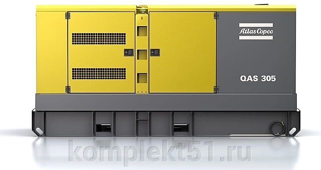 Дизельный генератор Atlas Copco QAS 305 Sd с АВР от компании Cпецкомплект - оборудование для автосервиса и шиномонтажа в Мурманске - фото 1