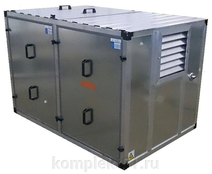 Дизельный генератор Atlas Copco QEP R10 в контейнере от компании Cпецкомплект - оборудование для автосервиса и шиномонтажа в Мурманске - фото 1