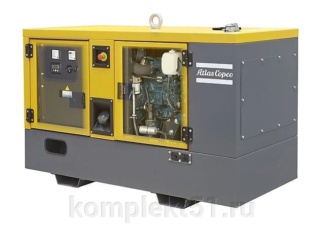 Дизельный генератор Atlas Copco QES 100 с АВР от компании Cпецкомплект - оборудование для автосервиса и шиномонтажа в Мурманске - фото 1
