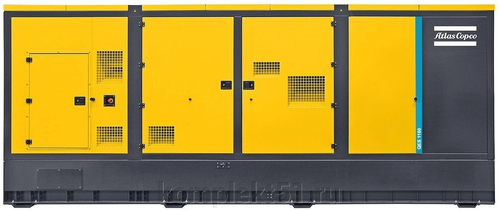 Дизельный генератор Atlas Copco QES 1150 от компании Cпецкомплект - оборудование для автосервиса и шиномонтажа в Мурманске - фото 1