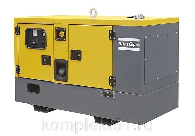 Дизельный генератор Atlas Copco QES 14 с АВР от компании Cпецкомплект - оборудование для автосервиса и шиномонтажа в Мурманске - фото 1