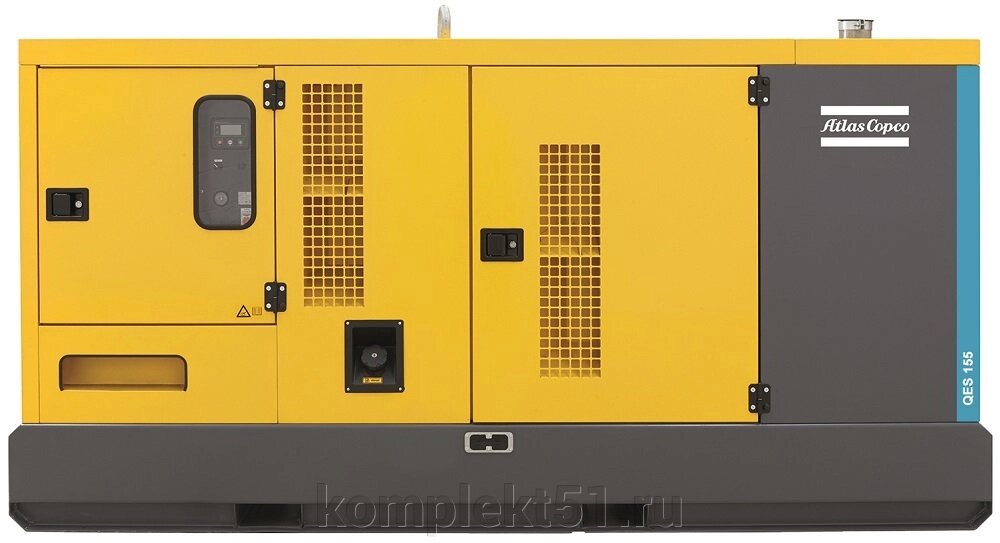 Дизельный генератор Atlas Copco QES 155 от компании Cпецкомплект - оборудование для автосервиса и шиномонтажа в Мурманске - фото 1