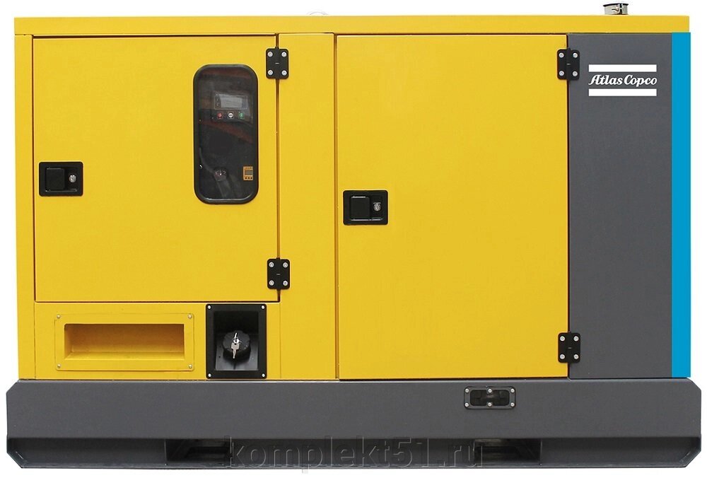 Дизельный генератор Atlas Copco QES 65 с АВР от компании Cпецкомплект - оборудование для автосервиса и шиномонтажа в Мурманске - фото 1