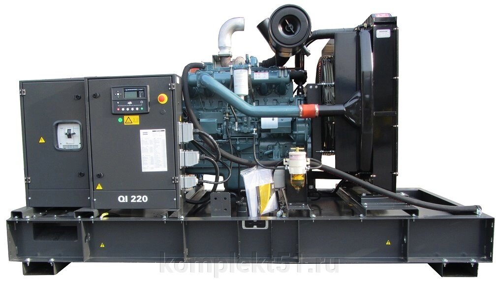 Дизельный генератор Atlas Copco QI 220 с АВР от компании Cпецкомплект - оборудование для автосервиса и шиномонтажа в Мурманске - фото 1