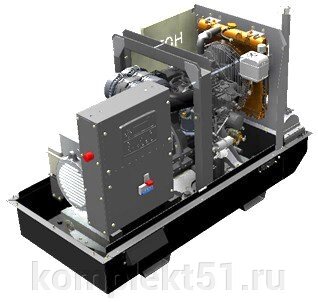 Дизельный генератор Atlas Copco QIS 10 230V с АВР от компании Cпецкомплект - оборудование для автосервиса и шиномонтажа в Мурманске - фото 1