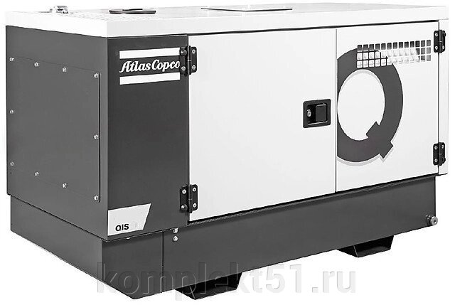 Дизельный генератор Atlas Copco QIS 35 230V в кожухе от компании Cпецкомплект - оборудование для автосервиса и шиномонтажа в Мурманске - фото 1