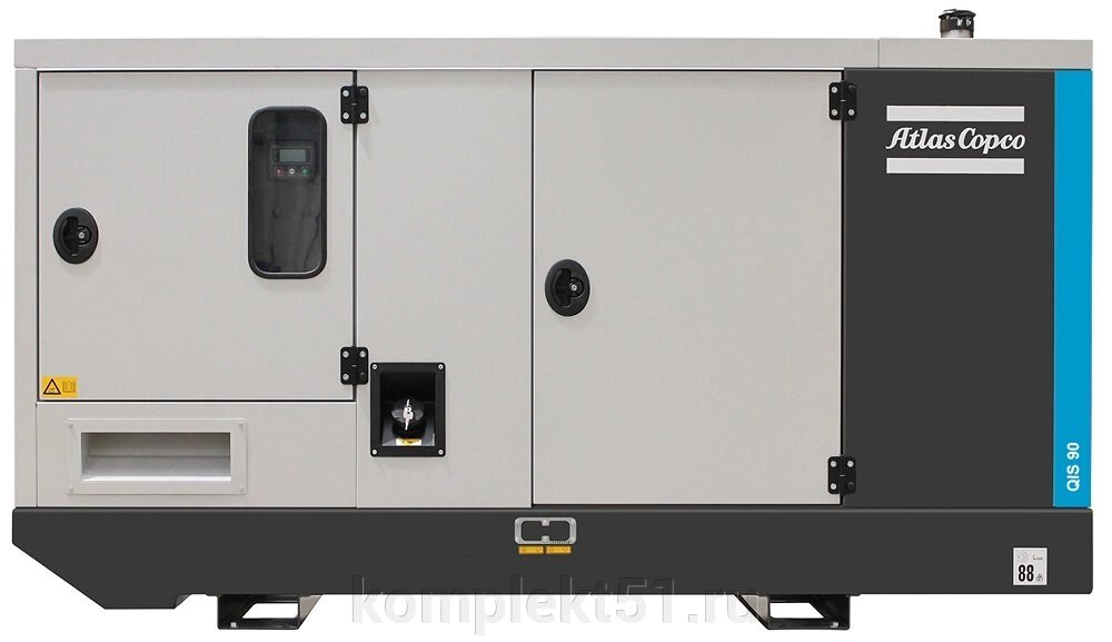 Дизельный генератор Atlas Copco QIS 90 с АВР от компании Cпецкомплект - оборудование для автосервиса и шиномонтажа в Мурманске - фото 1