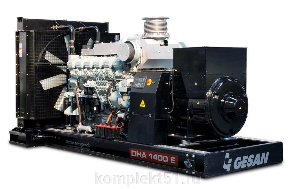 Дизельный генератор GESAN DHA 1400 E ME от компании Cпецкомплект - оборудование для автосервиса и шиномонтажа в Мурманске - фото 1