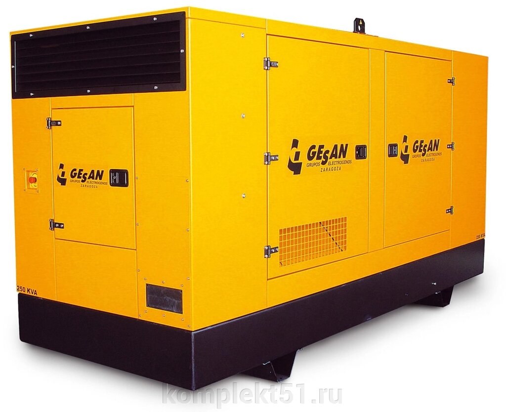 Дизельный генератор GESAN DJAS 200E с АВР от компании Cпецкомплект - оборудование для автосервиса и шиномонтажа в Мурманске - фото 1