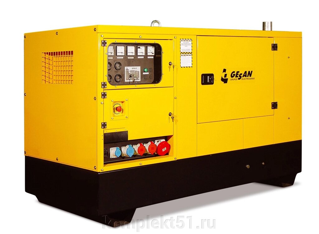 Дизельный генератор GESAN DPAS 90E от компании Cпецкомплект - оборудование для автосервиса и шиномонтажа в Мурманске - фото 1
