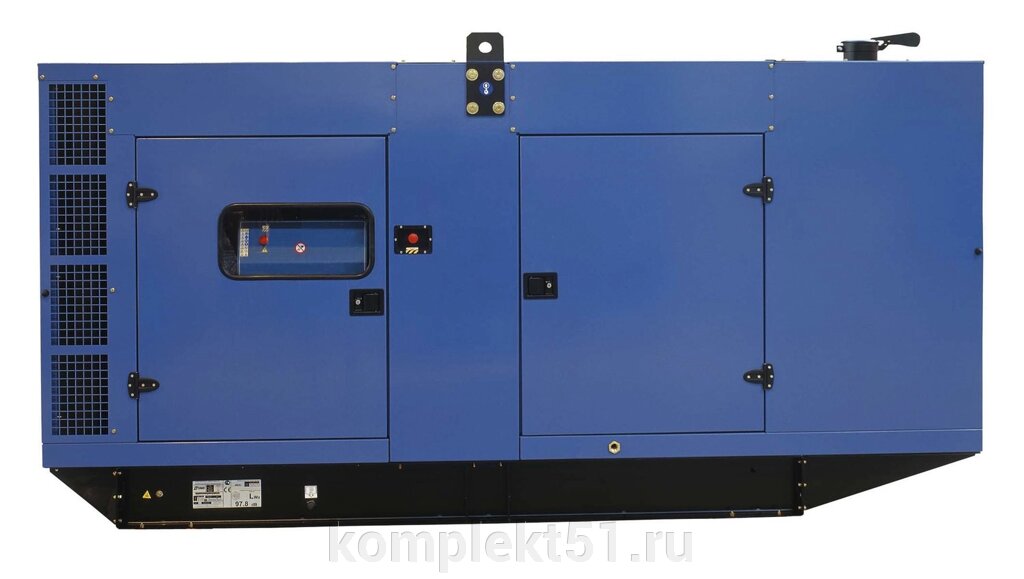 Дизельный генератор SDMO D275 в кожухе от компании Cпецкомплект - оборудование для автосервиса и шиномонтажа в Мурманске - фото 1