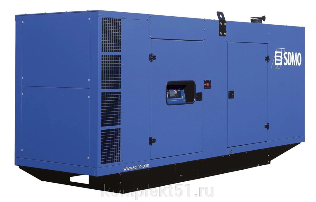 Дизельный генератор SDMO D440 в кожухе от компании Cпецкомплект - оборудование для автосервиса и шиномонтажа в Мурманске - фото 1
