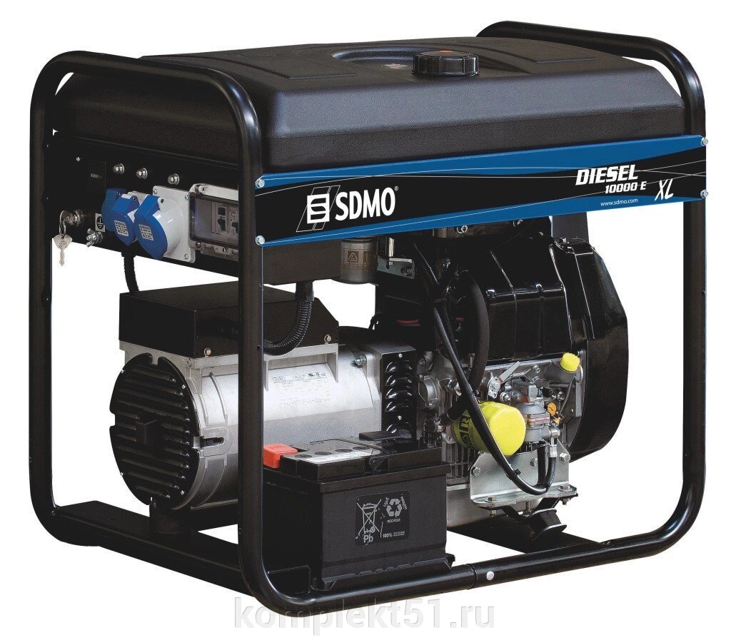 Дизельный генератор SDMO Diesel 10000E XL C от компании Cпецкомплект - оборудование для автосервиса и шиномонтажа в Мурманске - фото 1