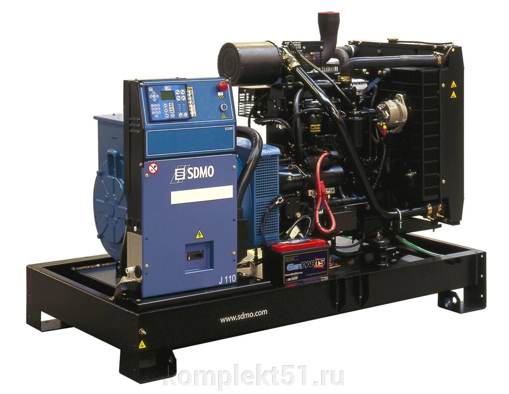 Дизельный генератор SDMO J110C2 от компании Cпецкомплект - оборудование для автосервиса и шиномонтажа в Мурманске - фото 1