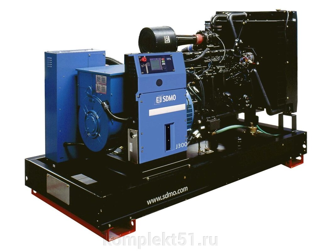 Дизельный генератор SDMO J300K от компании Cпецкомплект - оборудование для автосервиса и шиномонтажа в Мурманске - фото 1