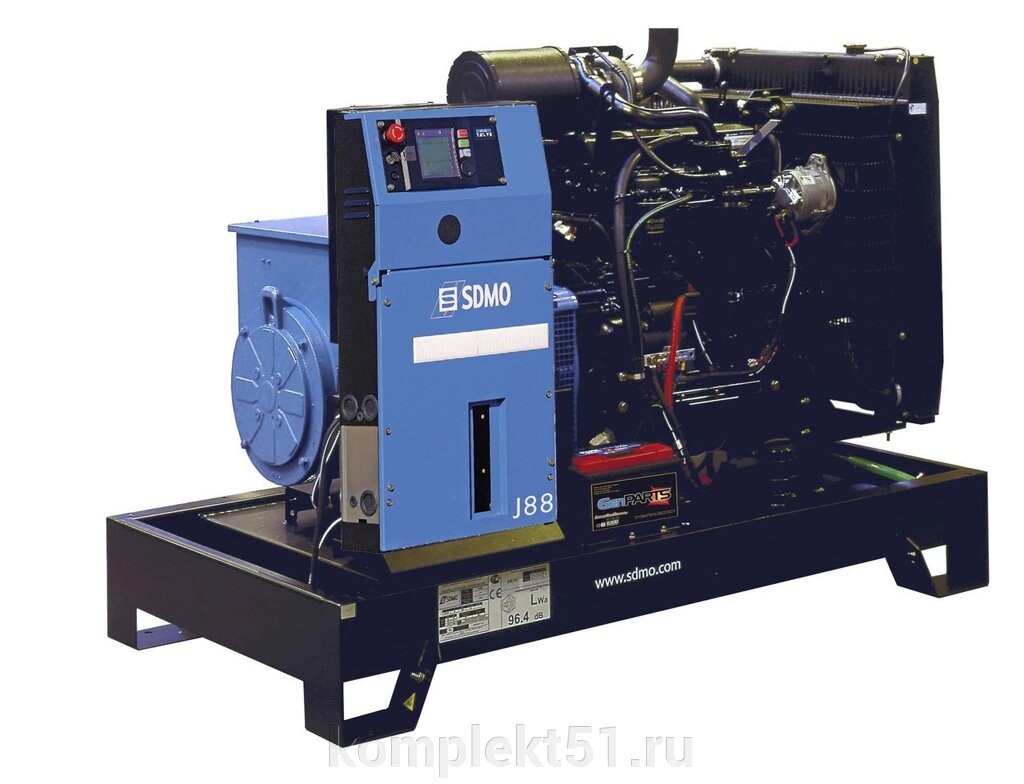 Дизельный генератор SDMO J66K от компании Cпецкомплект - оборудование для автосервиса и шиномонтажа в Мурманске - фото 1