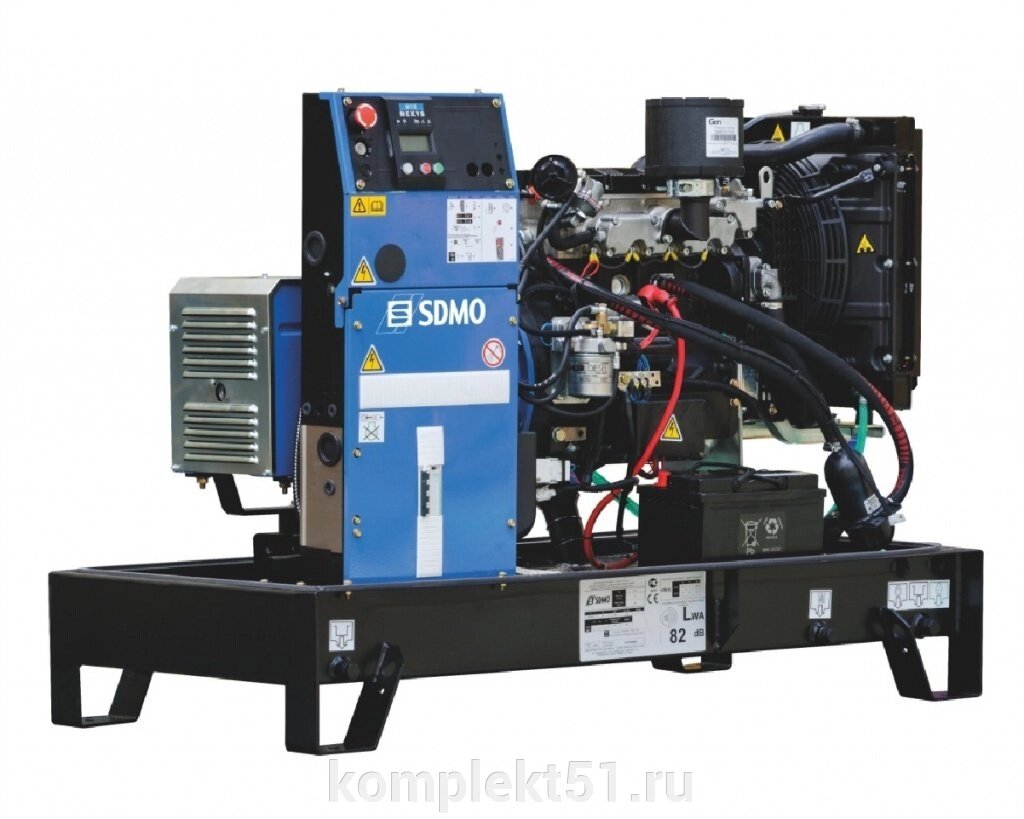 Дизельный генератор SDMO K12 от компании Cпецкомплект - оборудование для автосервиса и шиномонтажа в Мурманске - фото 1