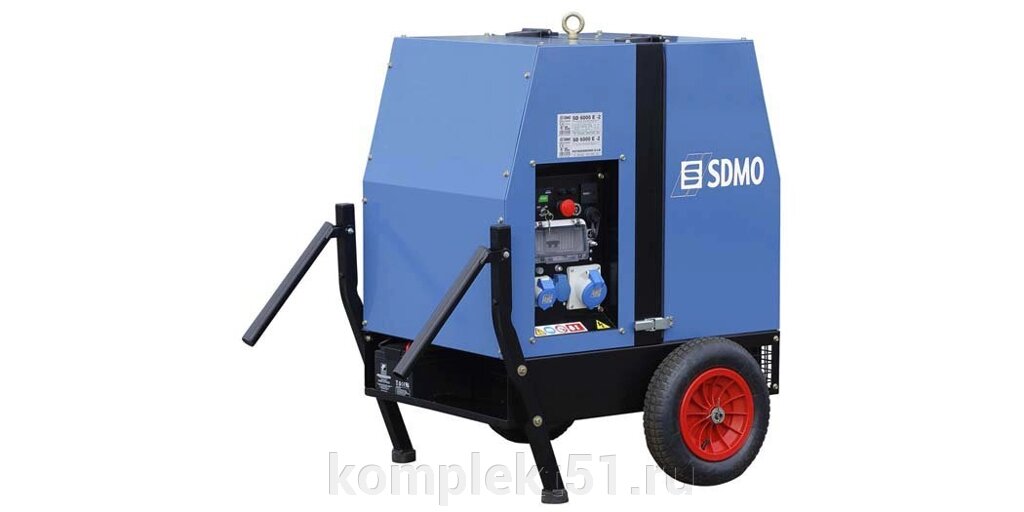 Дизельный генератор SDMO SD 6000E2 от компании Cпецкомплект - оборудование для автосервиса и шиномонтажа в Мурманске - фото 1