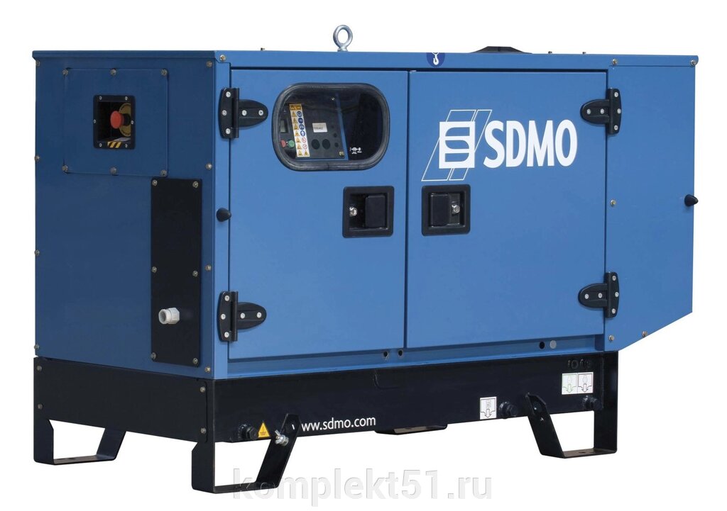 Дизельный генератор SDMO T11HKM в кожухе от компании Cпецкомплект - оборудование для автосервиса и шиномонтажа в Мурманске - фото 1