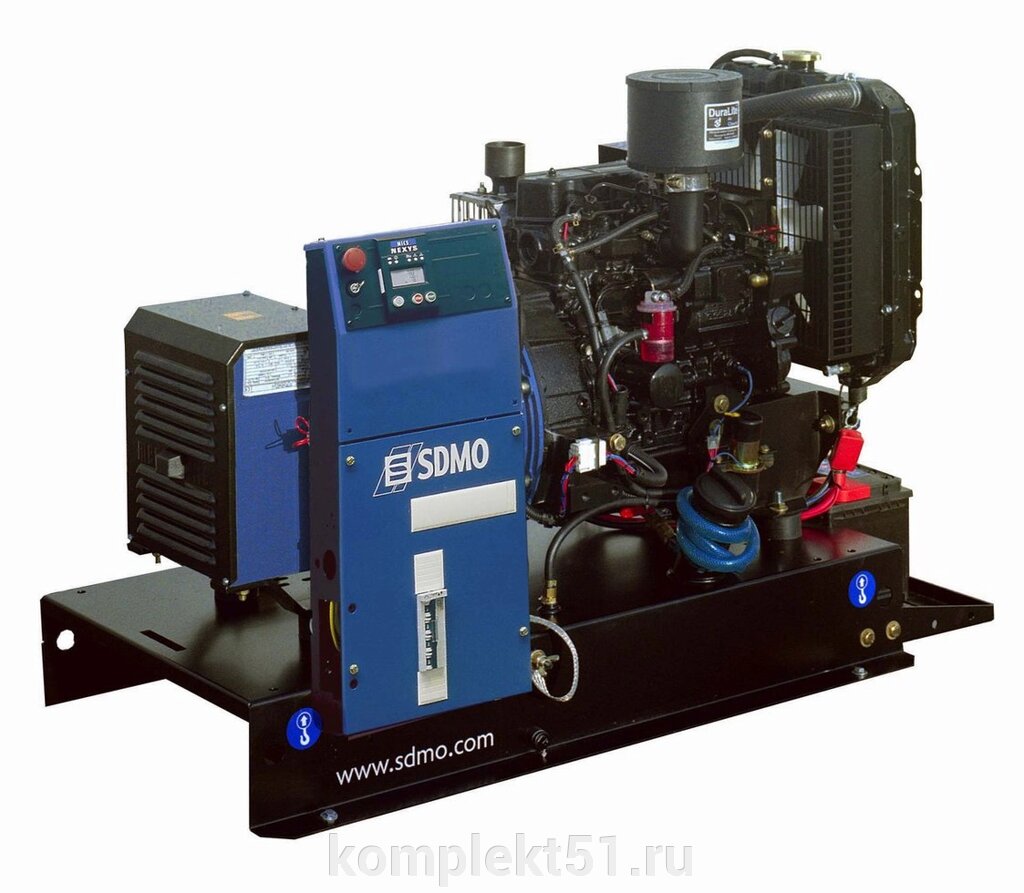 Дизельный генератор SDMO T12HK от компании Cпецкомплект - оборудование для автосервиса и шиномонтажа в Мурманске - фото 1