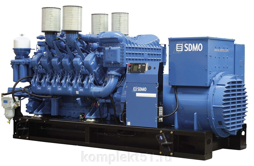 Дизельный генератор SDMO T1540 от компании Cпецкомплект - оборудование для автосервиса и шиномонтажа в Мурманске - фото 1