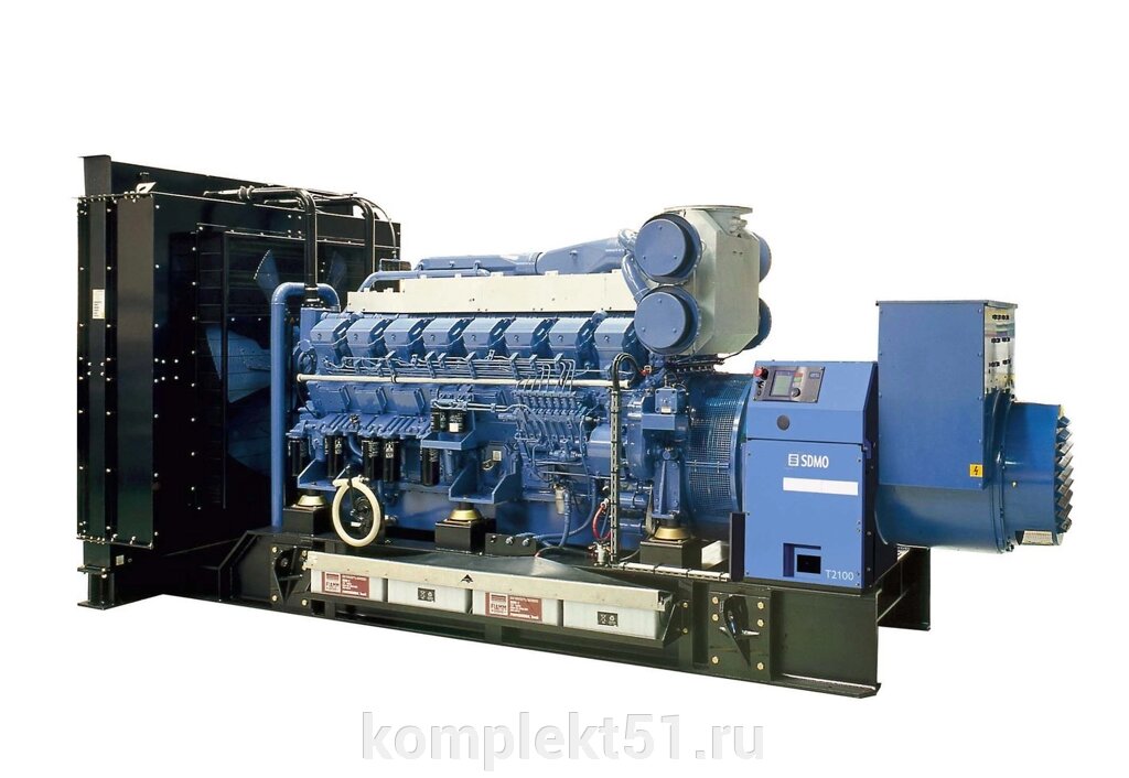 Дизельный генератор SDMO T2100 от компании Cпецкомплект - оборудование для автосервиса и шиномонтажа в Мурманске - фото 1
