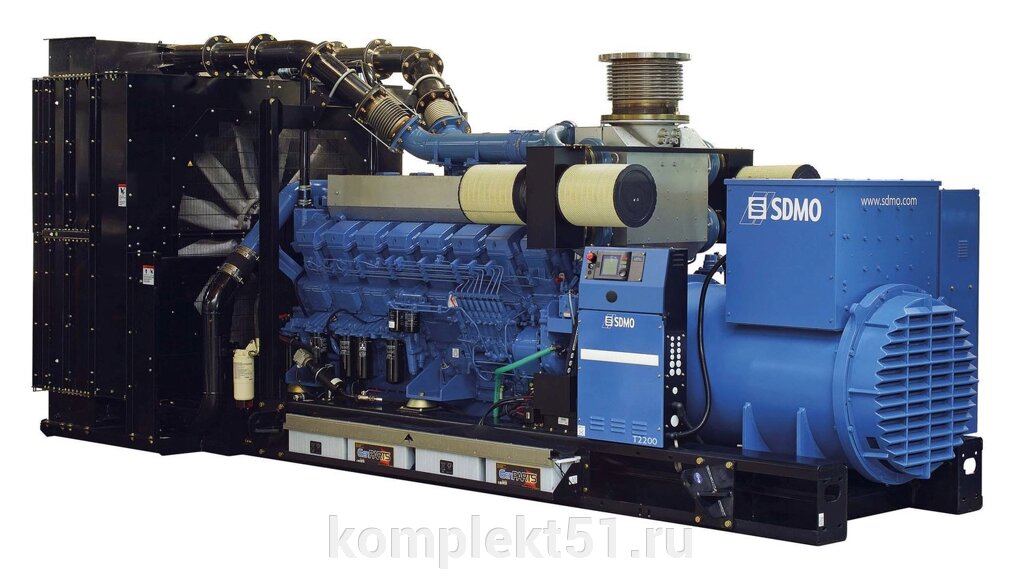 Дизельный генератор SDMO T2200С от компании Cпецкомплект - оборудование для автосервиса и шиномонтажа в Мурманске - фото 1
