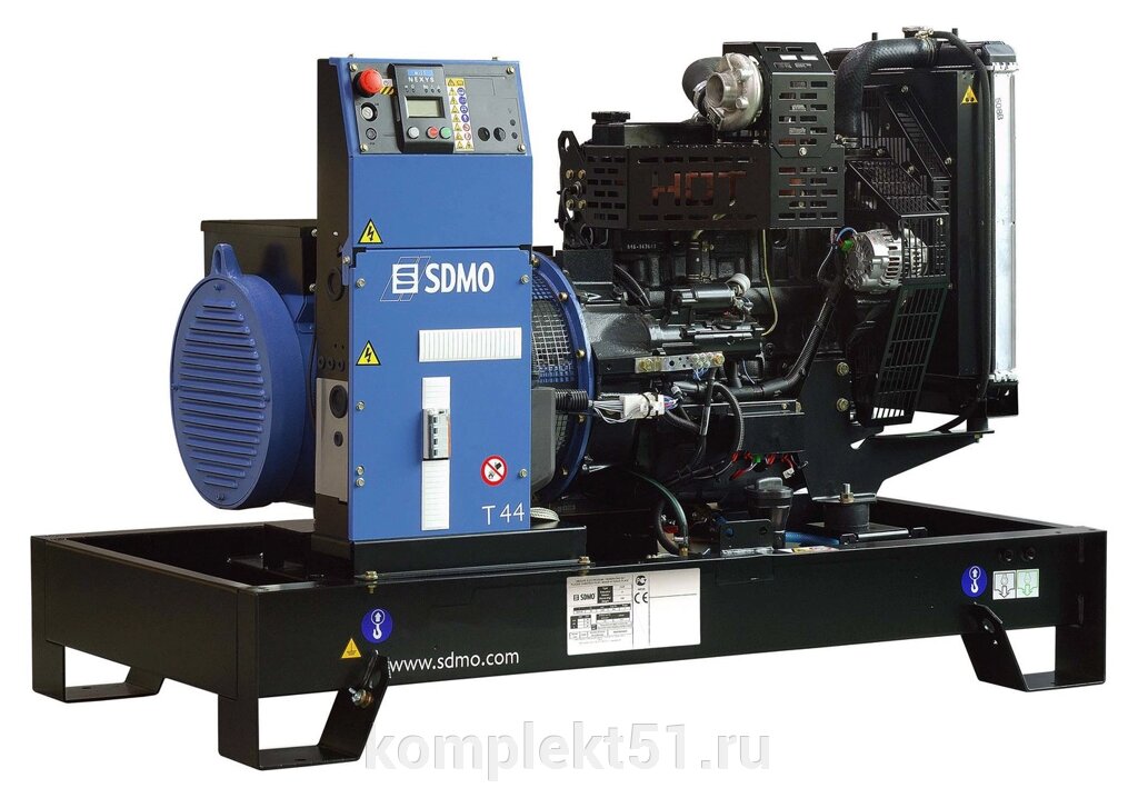 Дизельный генератор SDMO T44C2 от компании Cпецкомплект - оборудование для автосервиса и шиномонтажа в Мурманске - фото 1
