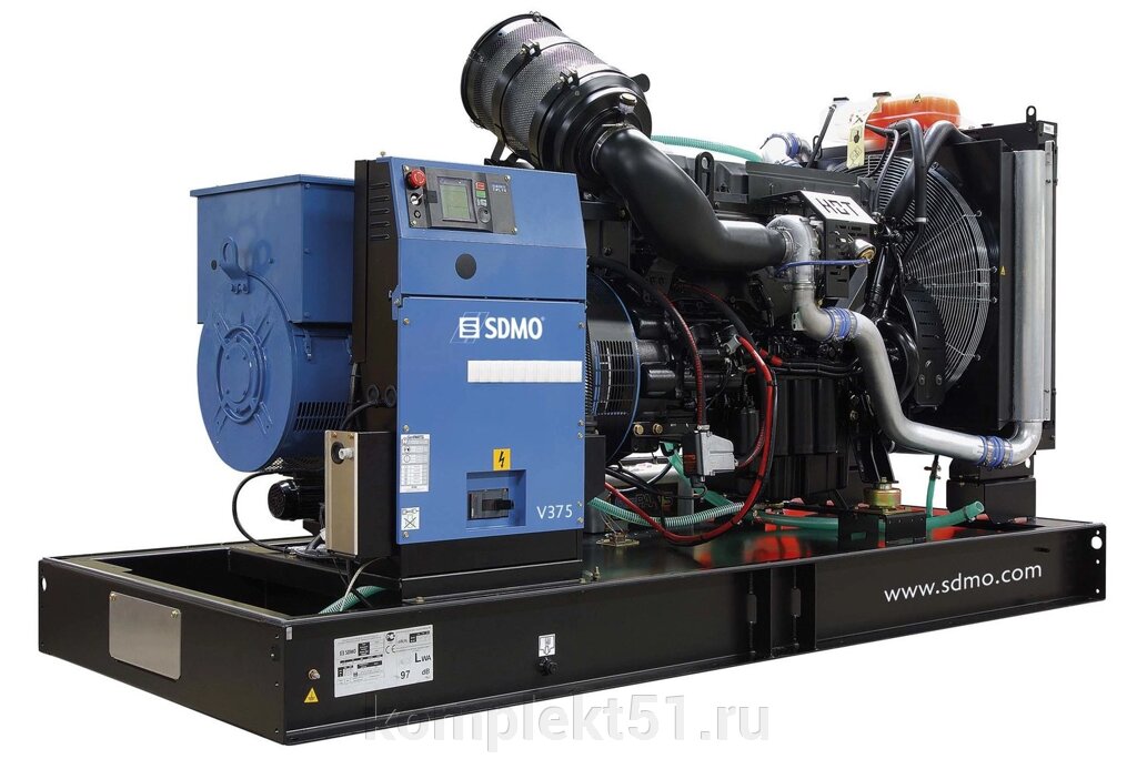 Дизельный генератор SDMO V350C2 от компании Cпецкомплект - оборудование для автосервиса и шиномонтажа в Мурманске - фото 1