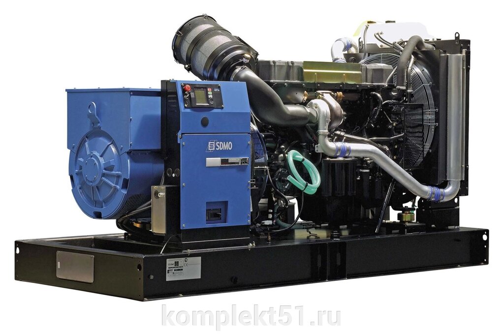 Дизельный генератор SDMO V410C2 в кожухе от компании Cпецкомплект - оборудование для автосервиса и шиномонтажа в Мурманске - фото 1
