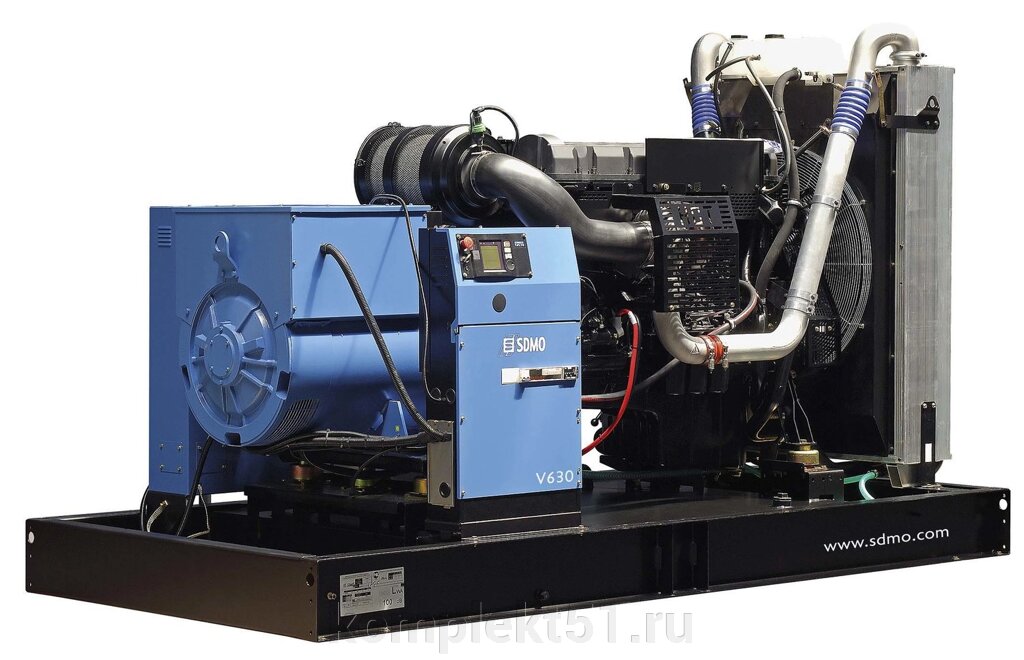 Дизельный генератор SDMO V500C2 от компании Cпецкомплект - оборудование для автосервиса и шиномонтажа в Мурманске - фото 1