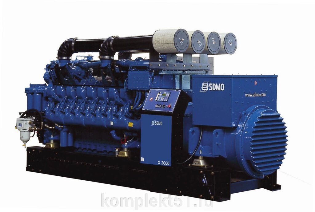 Дизельный генератор SDMO X2500C от компании Cпецкомплект - оборудование для автосервиса и шиномонтажа в Мурманске - фото 1