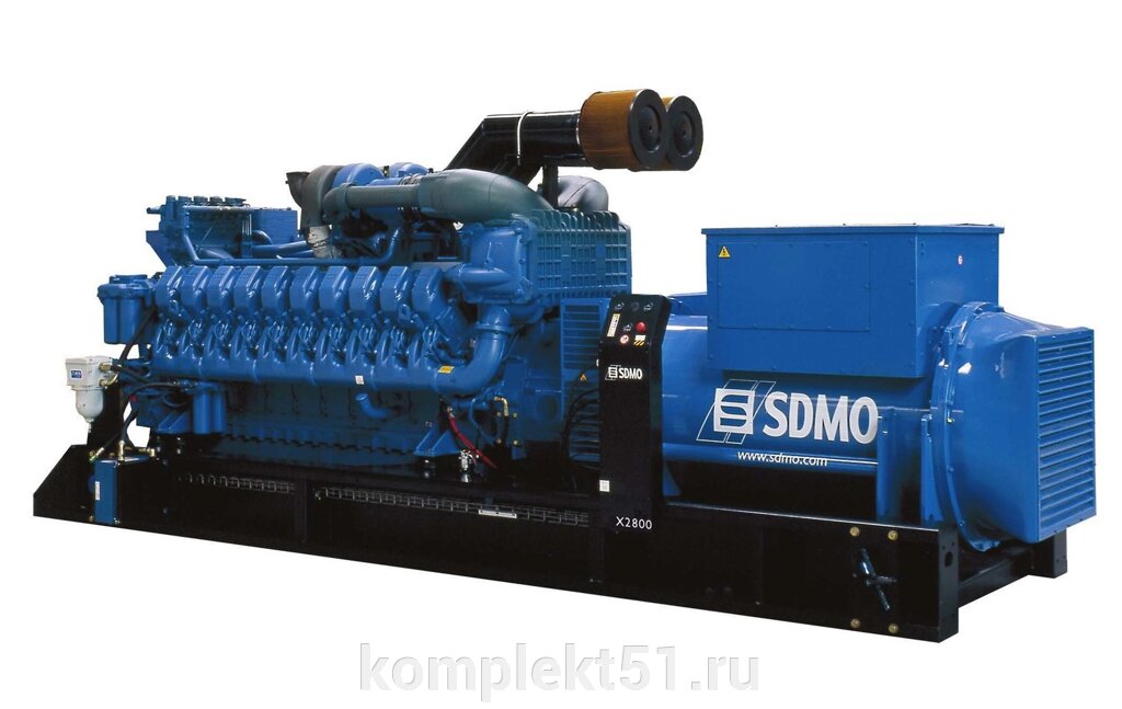 Дизельный генератор SDMO X3300C от компании Cпецкомплект - оборудование для автосервиса и шиномонтажа в Мурманске - фото 1