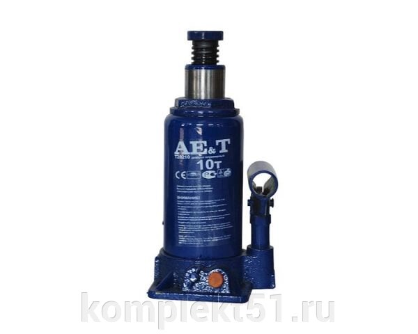 Домкрат бутылочный T20210 AE&T 10т от компании Cпецкомплект - оборудование для автосервиса и шиномонтажа в Мурманске - фото 1