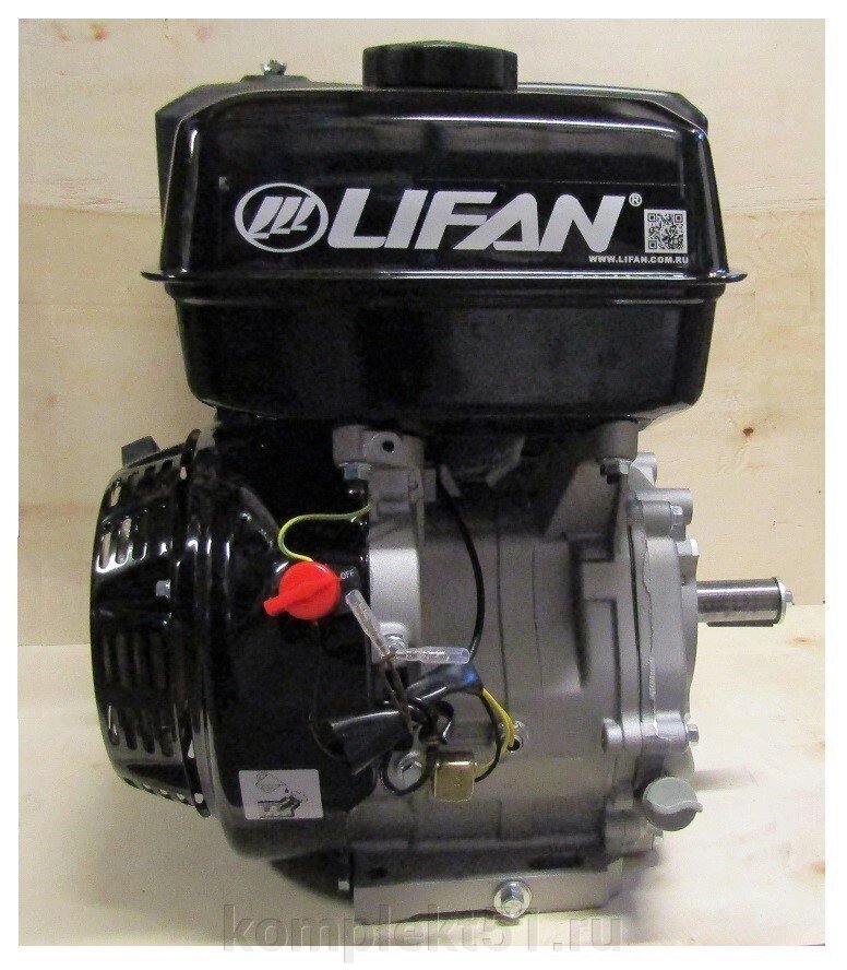 Двигатель бензиновый Lifan 188F (аналог GX 390), диаметр вала=25 мм. от компании Cпецкомплект - оборудование для автосервиса и шиномонтажа в Мурманске - фото 1