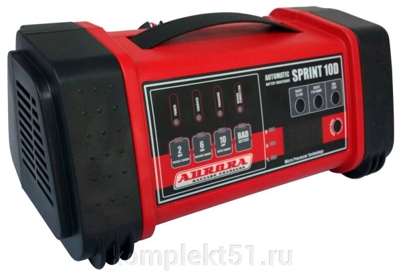 Интеллектуальное зарядное устройство SPRINT-10D от компании Cпецкомплект - оборудование для автосервиса и шиномонтажа в Мурманске - фото 1