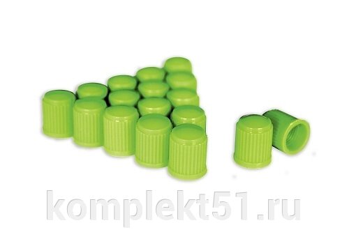 Колпачок зеленый (100 шт.) от компании Cпецкомплект - оборудование для автосервиса и шиномонтажа в Мурманске - фото 1