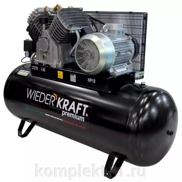 Компрессор поршневой WiederKraft WDK-92712 от компании Cпецкомплект - оборудование для автосервиса и шиномонтажа в Мурманске - фото 1
