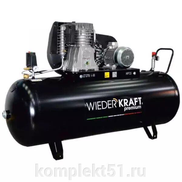 Компрессор поршневой WiederKraft WDK-92779 от компании Cпецкомплект - оборудование для автосервиса и шиномонтажа в Мурманске - фото 1
