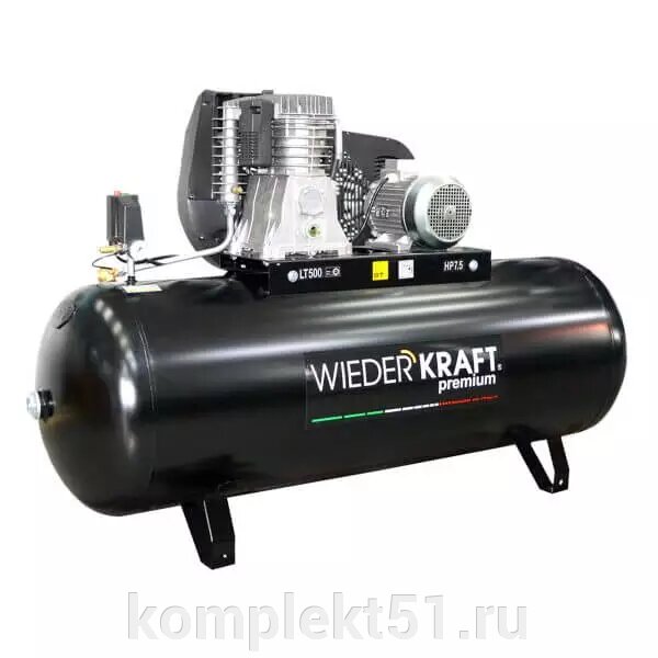 Компрессор поршневой WiederKraft WDK-95079 от компании Cпецкомплект - оборудование для автосервиса и шиномонтажа в Мурманске - фото 1