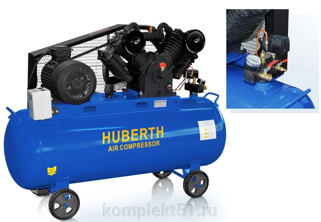 Компрессор воздушный HUBERTH 300 - 1325 л/мин (3Ф. х380В) от компании Cпецкомплект - оборудование для автосервиса и шиномонтажа в Мурманске - фото 1