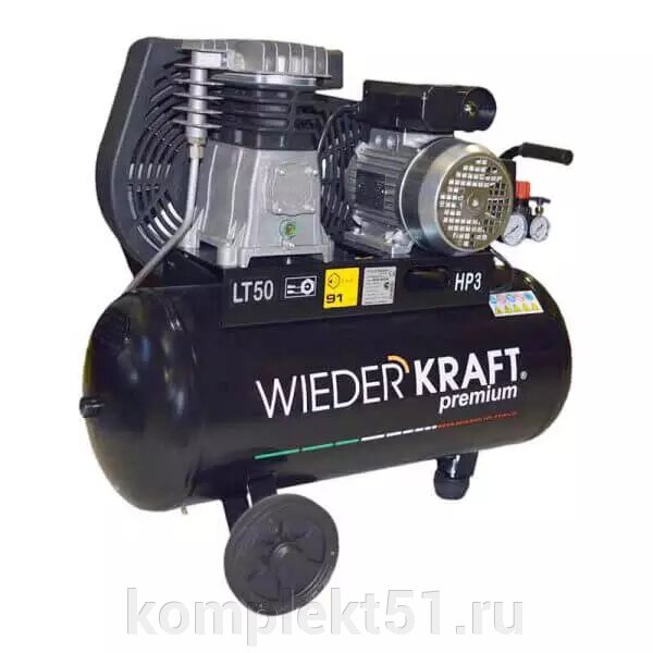 Компрессор WiederKraft WDK-90532 от компании Cпецкомплект - оборудование для автосервиса и шиномонтажа в Мурманске - фото 1