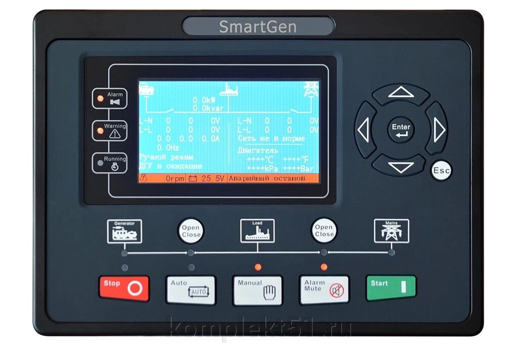 Контроллер SMARTGEN HGM-9320 CAN от компании Cпецкомплект - оборудование для автосервиса и шиномонтажа в Мурманске - фото 1