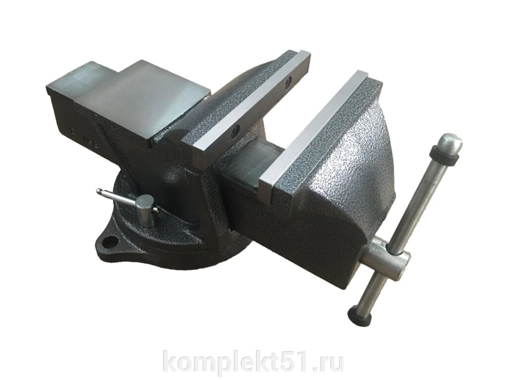 KraftWell KRW0150 Тиски слесарные вращающиеся 150 мм от компании Cпецкомплект - оборудование для автосервиса и шиномонтажа в Мурманске - фото 1