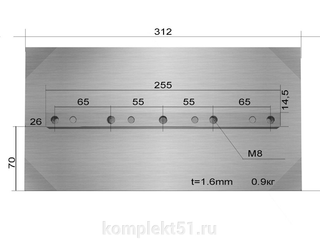 Лопасти для ТСС DMD, DMR- 900 (к-т из 4 лопастей) от компании Cпецкомплект - оборудование для автосервиса и шиномонтажа в Мурманске - фото 1